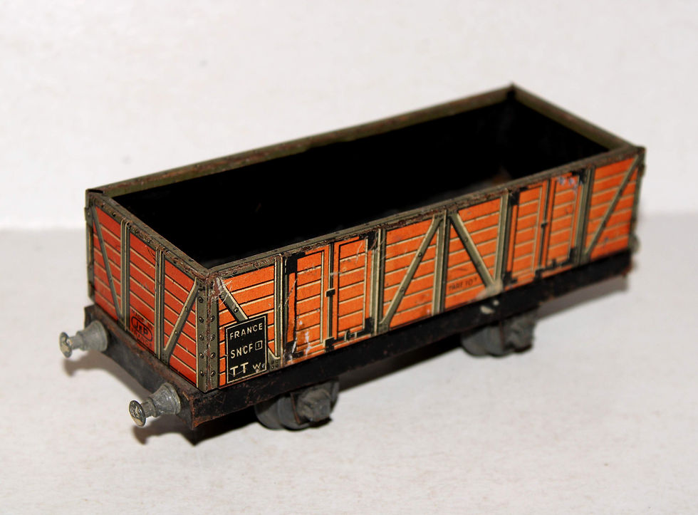 JEP J. de P. 1/48 O WAGON TOMBEREAU MINERALIER TRANSPORT CONTAINER MINERAIS SNCF