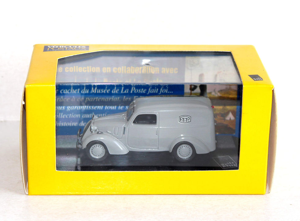 VOITURE LA POSTE 1/43 SIMCA 8 FOURGONNETTE 1947, VEHICULE POSTAUX PTT AUTO, NEUF