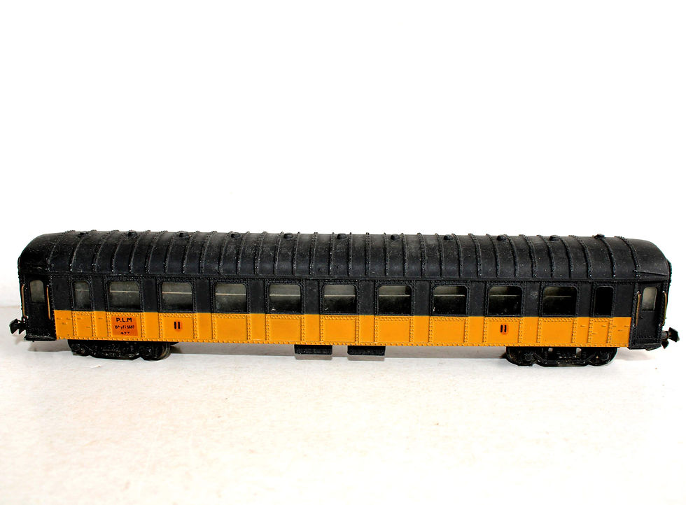 Миниатюра: RARE SMCF HO 472 B, VOITURE VOYAGEUR GRANDE LIGNE RIVET 2e CLASSE OCEM PLM METAL