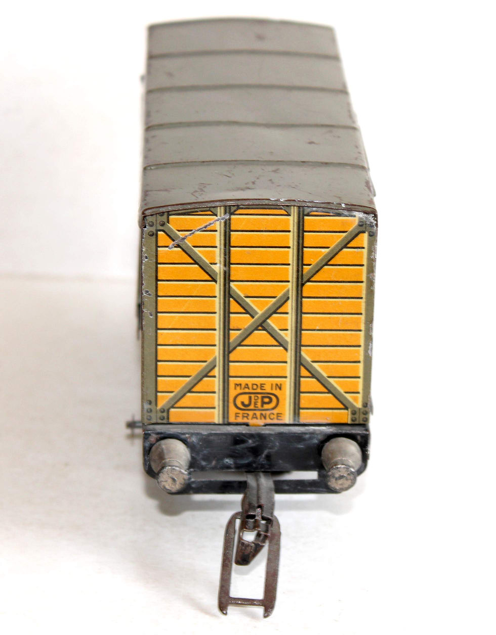 תמונה ממוזערת: JEP O 4667 WAGON A BESTIAUX BETAILLERE TRANSPORT BETAIL HOMMES 40 CHEVAUX 8 SNCF