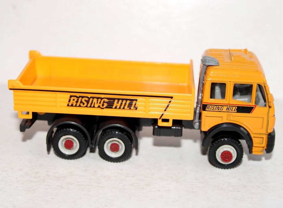 Miniatura: RARE! WELLY 1/43 9743 MERCEDES BENZ TRUCK RISING HILL CAMION BENNE, URBAN SPIRIT