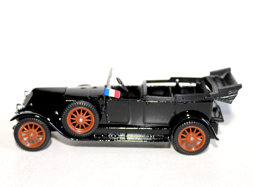 Miniatura: SOLIDO 1/43 RENAULT 40CV VOITURE PRESIDENTIELLE 1926 DECAPOTABLE AUTO PRESIDENT