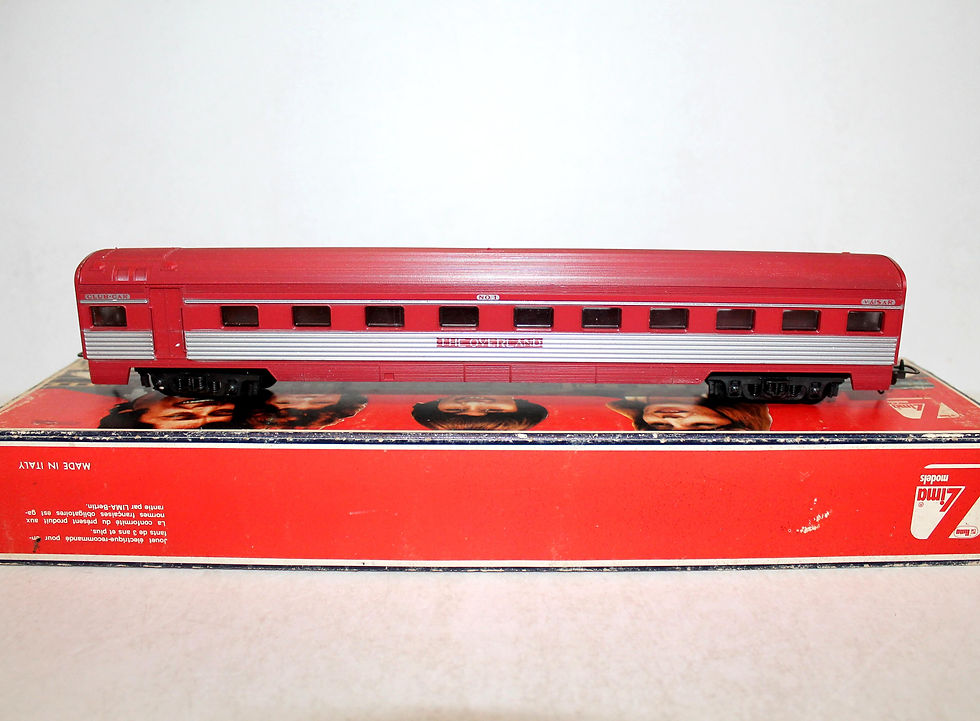 Миниатюра: TRES RARE! LIMA HO 9215 VOITURE VOYAGEUR N°1 THE OVERLAND CLUB CAR V & SAR TRAIN