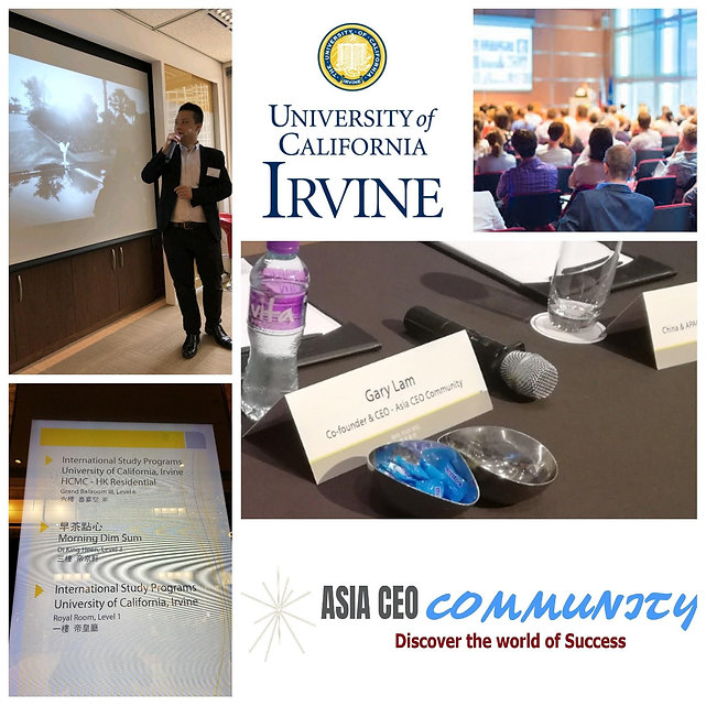 ASIA CEO COMMUNITY & UNIVERSITY OF CALIFORNIA IRVINE