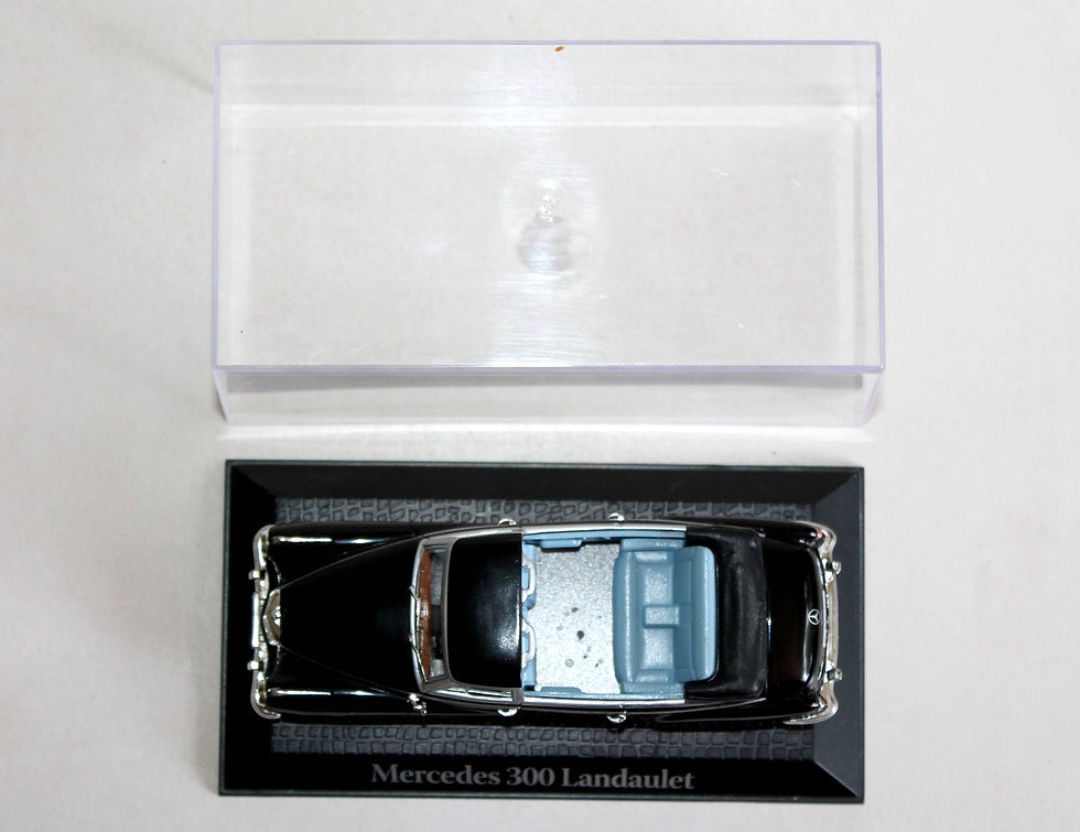 Miniatura: MERCEDES 300 LANDAULET, DECAPOTABLE, MINIATURE VOITURE AUTOMOBILE 1/43