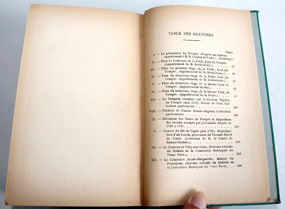 Miniatura: LE ROI LOUIS XVII ET L'ENIGME DU TEMPLE par G. LENOTRE 1921 PERRIN LIBRAIRE EDIT