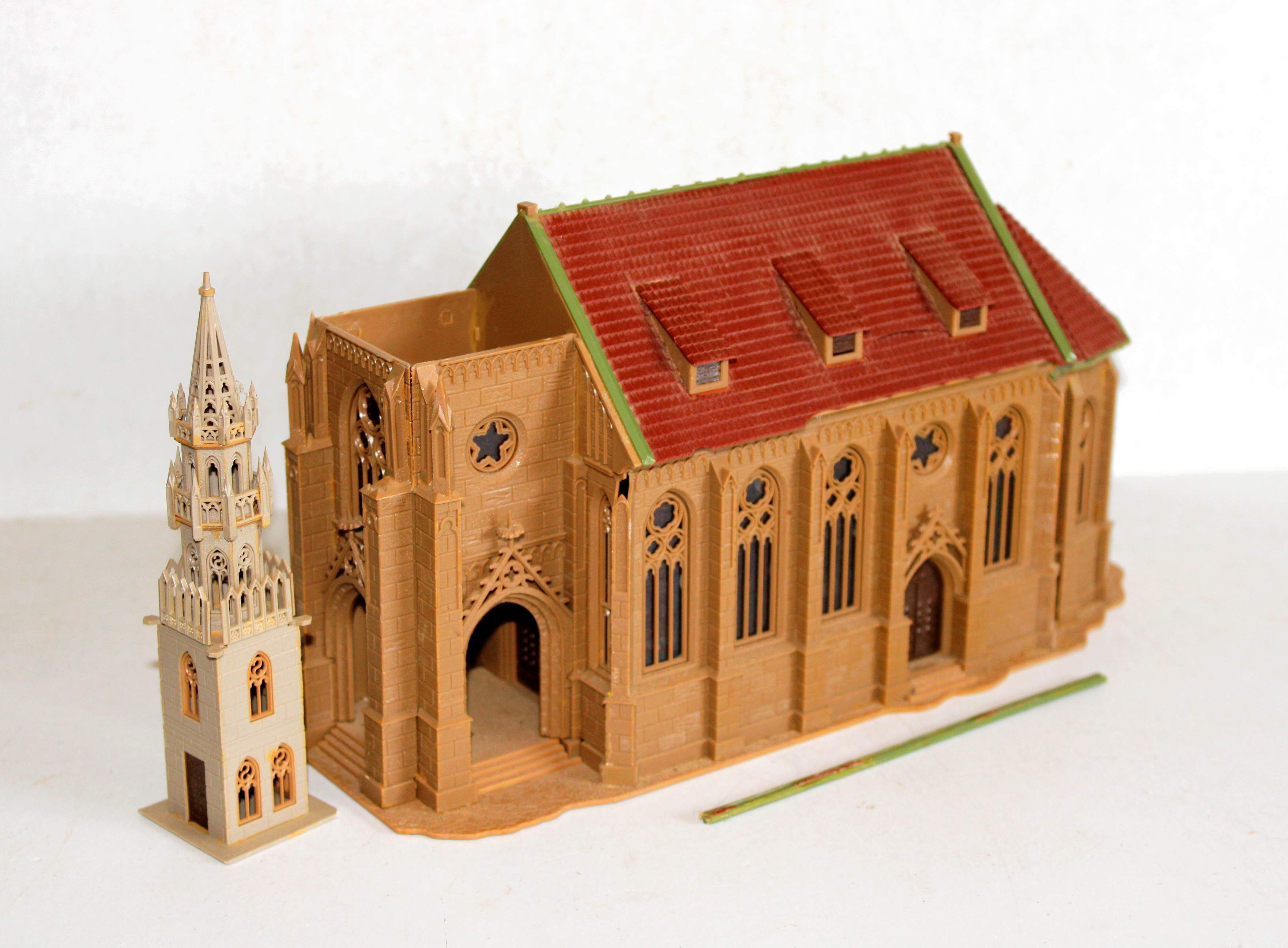 VOLLMER HO 3739, 43739 MAQUETTE CATHEDRALE EGLISE DE STUTTGART MONASTERE, ABBAYE