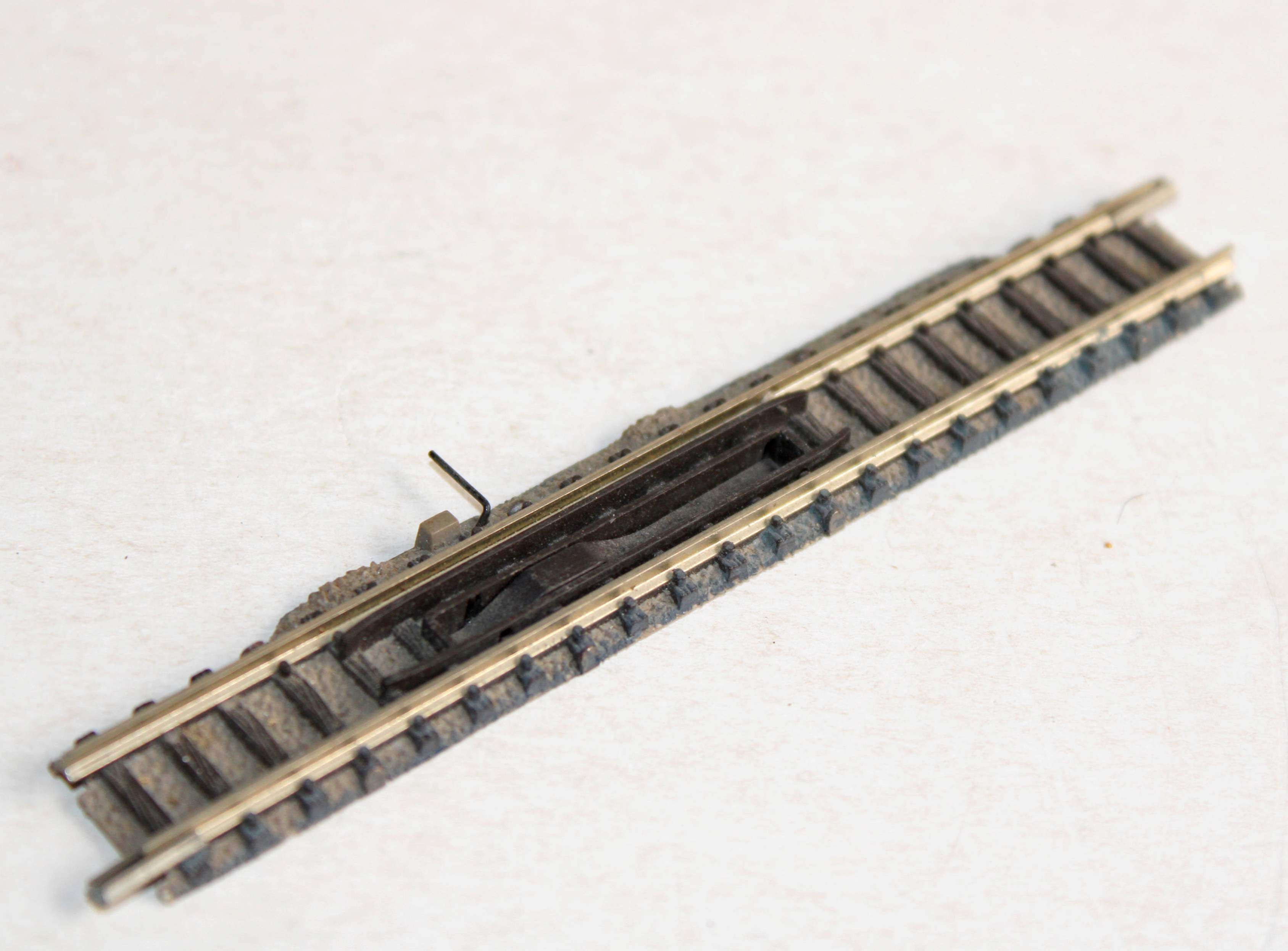 FLEISCHMANN PICCOLO N, 9112 RAIL DECROCHAGE DETELAGE DECOUPLAGE MANUEL A BALLAST