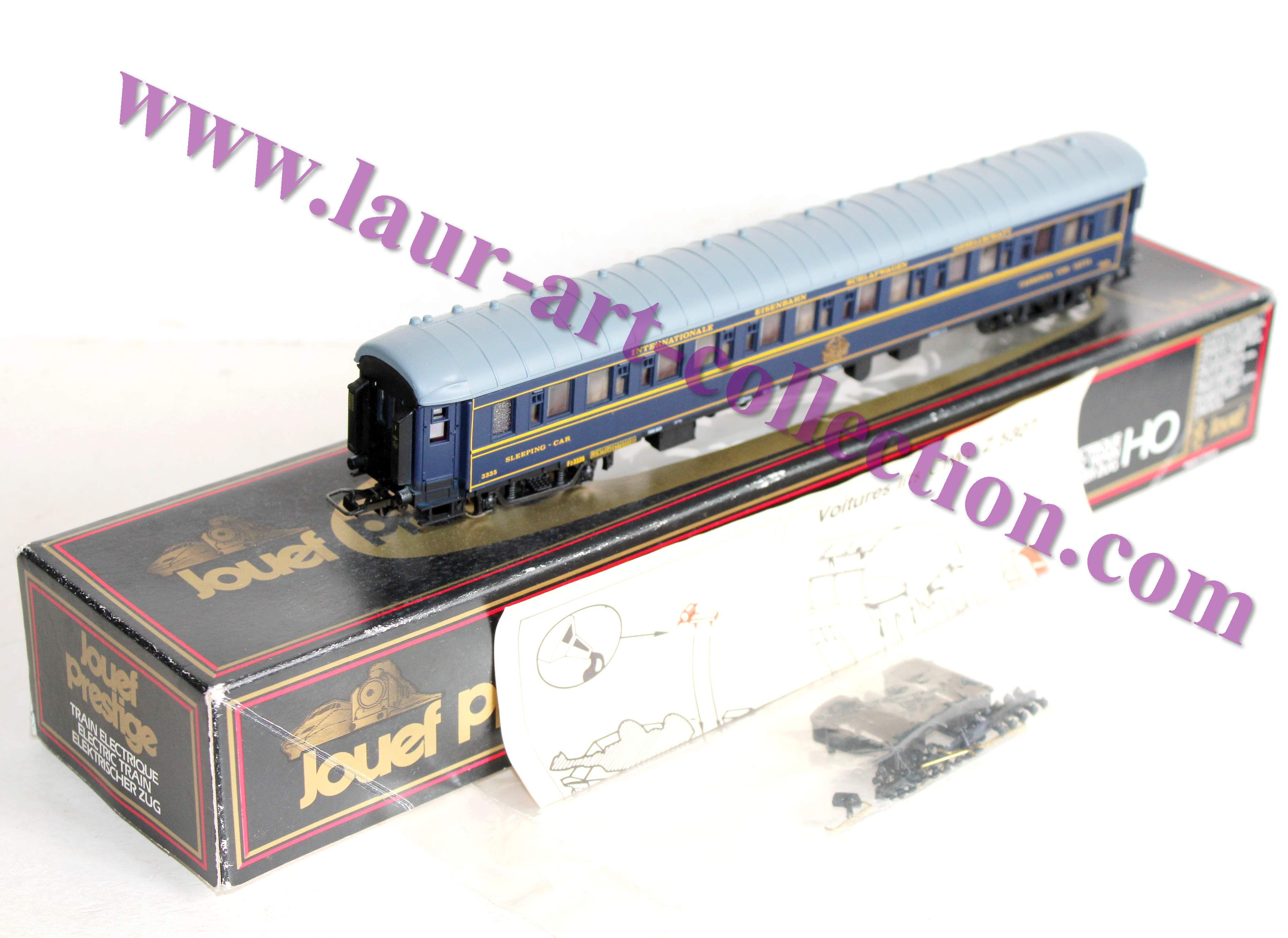 RARE JOUEF HO 5307 VOITURE LIT WAGON VOYAGEUR COUCHETTE TYPE Z CIWL 3335 AMÉNAGÉ