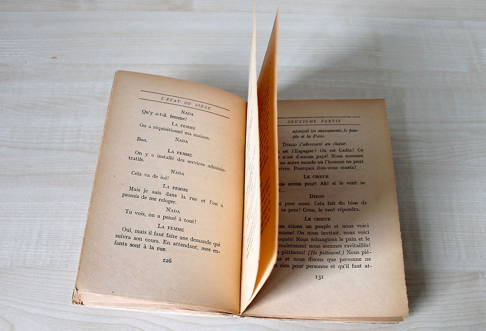 Miniaturebillede: LIVRE - L'ETAT DE SIEGE de ALBERT CAMUS 1948 GALLIMARD NRF