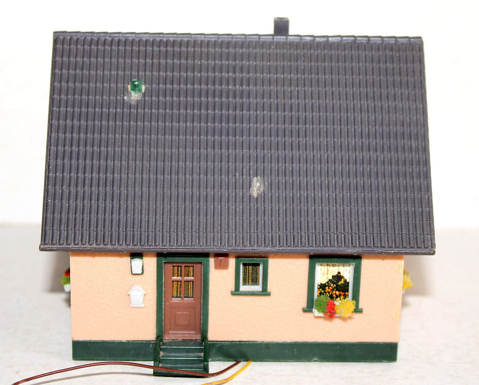 Miniaturebillede: FALLER HO 130223 MAQUETTE MAISON INDIVIDUELLE, HABITATION FAMILIALE + ECLAIRAGE
