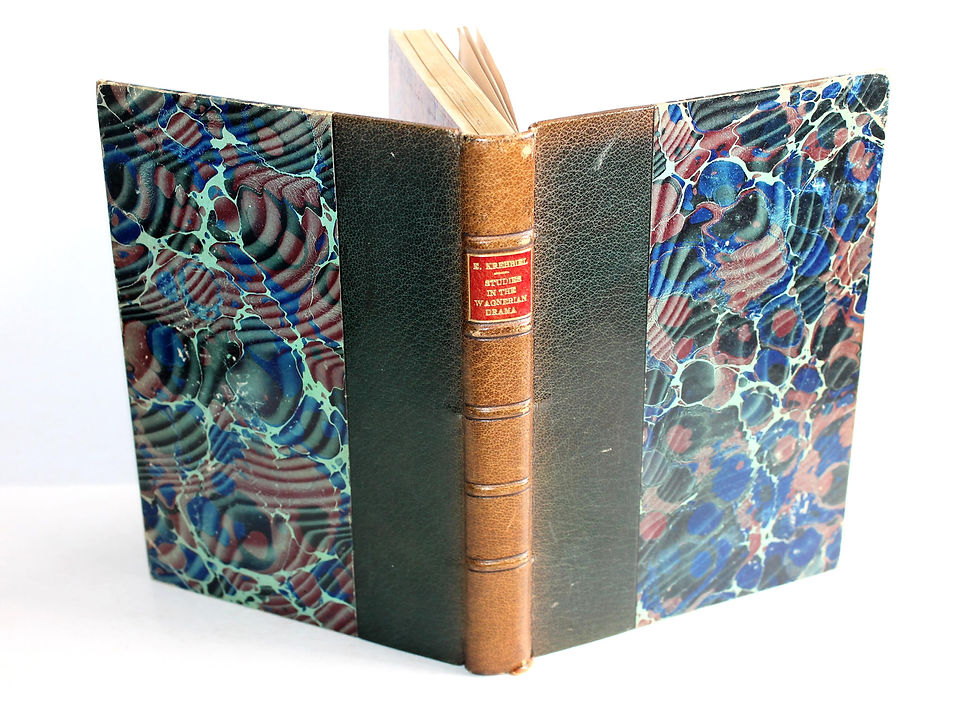 STUDIES IN THE WAGNERIAN DRAMA by KREHBIEL NEW EDITION 1893 REFERENCE BOOK MUSIC