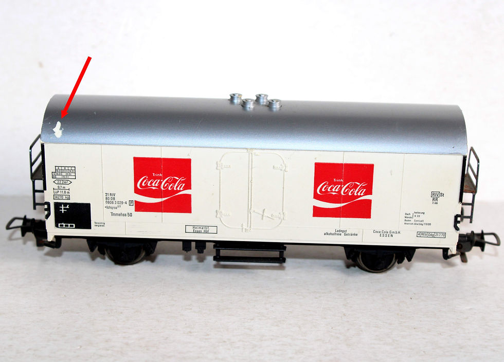 Miniatyrbild: FLEISCHMANN HO 5327 WAGON REFRIGERANT COCA COLA, FOURGON FRIGORIFIQUE TRANSPORT