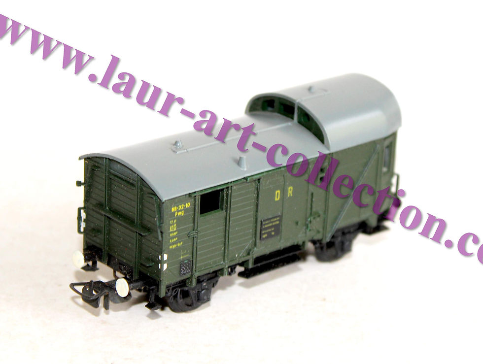 Miniatura: PIKO HO 5/6605/010 WAGON ESCORTE DE TRAIN A GUERITE FOURGON DE QUEUE DR 88-32-10