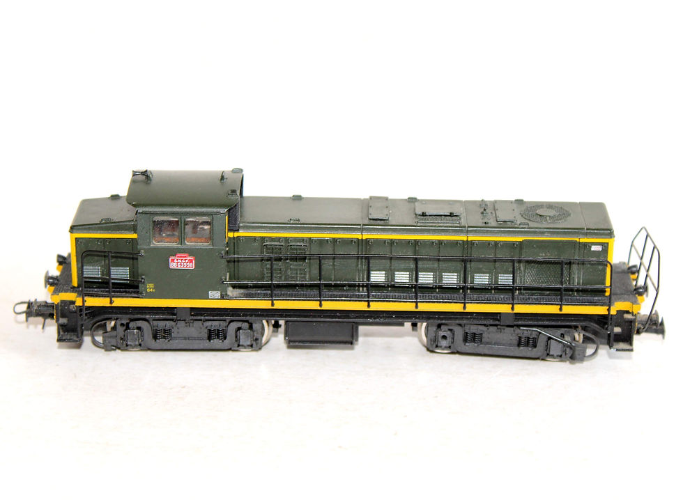 Miniaturebillede: ROCO HO 04158 A, LOCOMOTIVE MOTRICE DIESEL LOCOTRACTEUR SNCF BB MOTEUR + FEUX OK