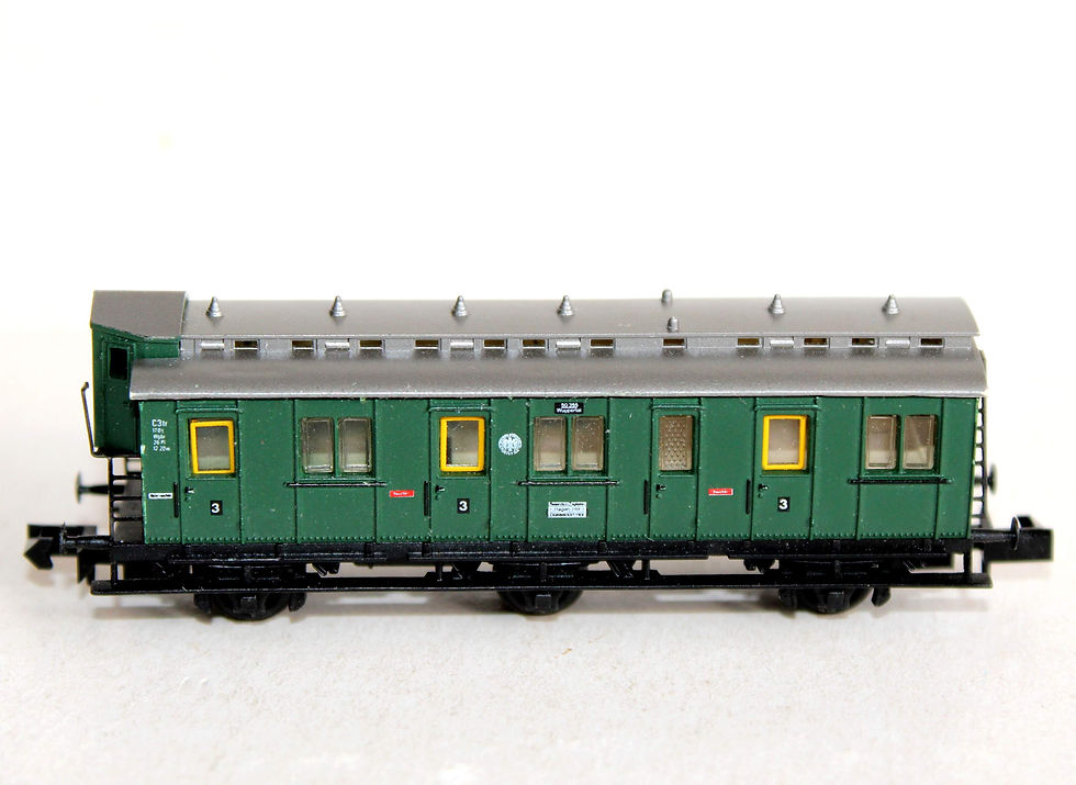 Miniatura: ARNOLD N 3046 VOITURE VOYAGEUR 3e Cl PRUSSIEN CABINE FREIN PORTE LATERAL AMENAGÉ