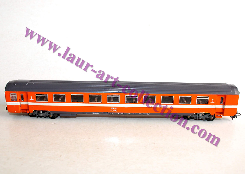 Миниатюра: RARE MOUGEL CEMP HO VOITURE VOYAGEUR 2e Cl EUROFIMA SNCF WAGON GDE LIGNE AMENAGÉ
