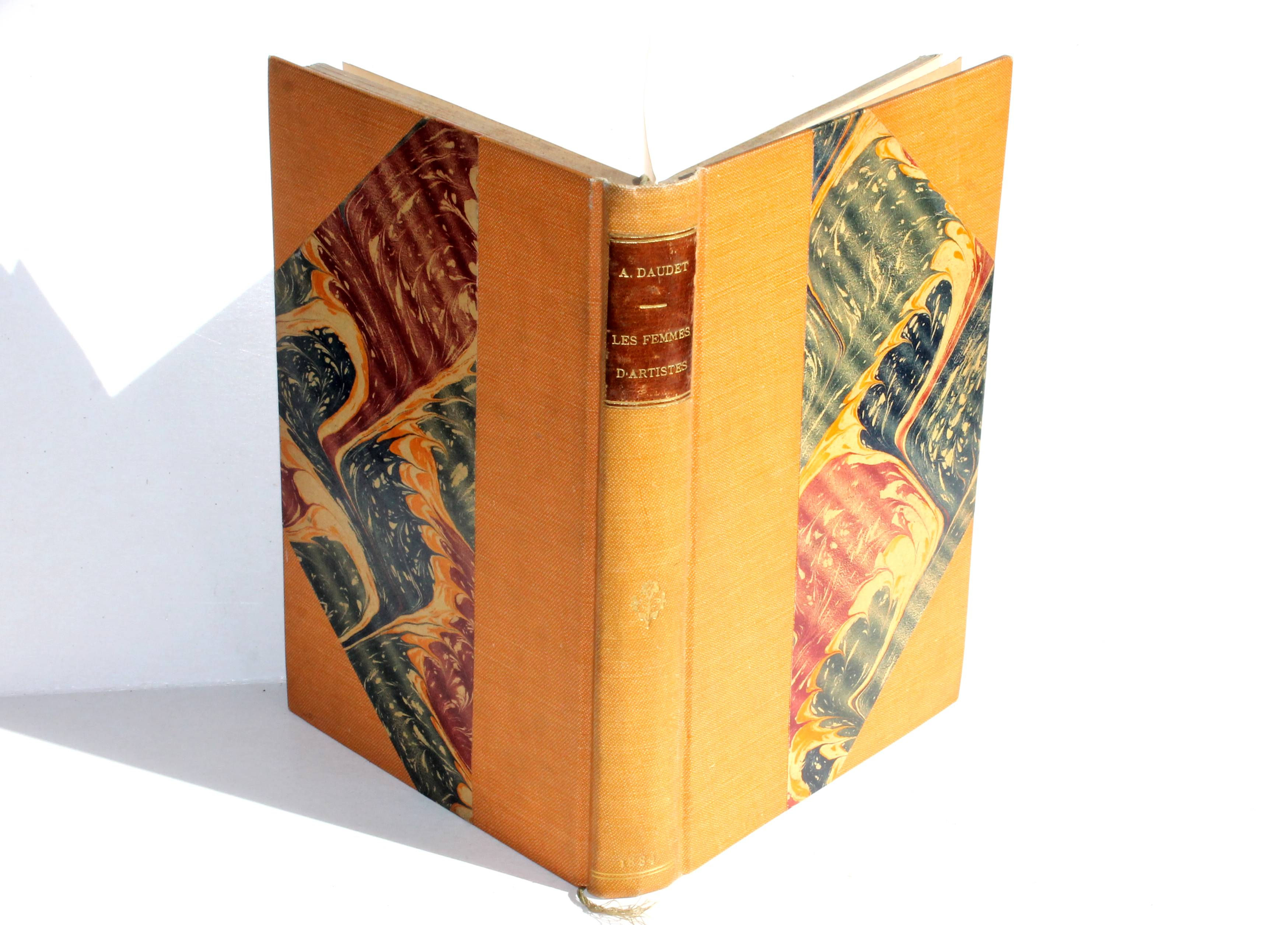 LES FEMMES D'ARTISTES par A. DAUDET, Ill. de BIELER, MYRBACH, ROSSI 1889 LEMERRE