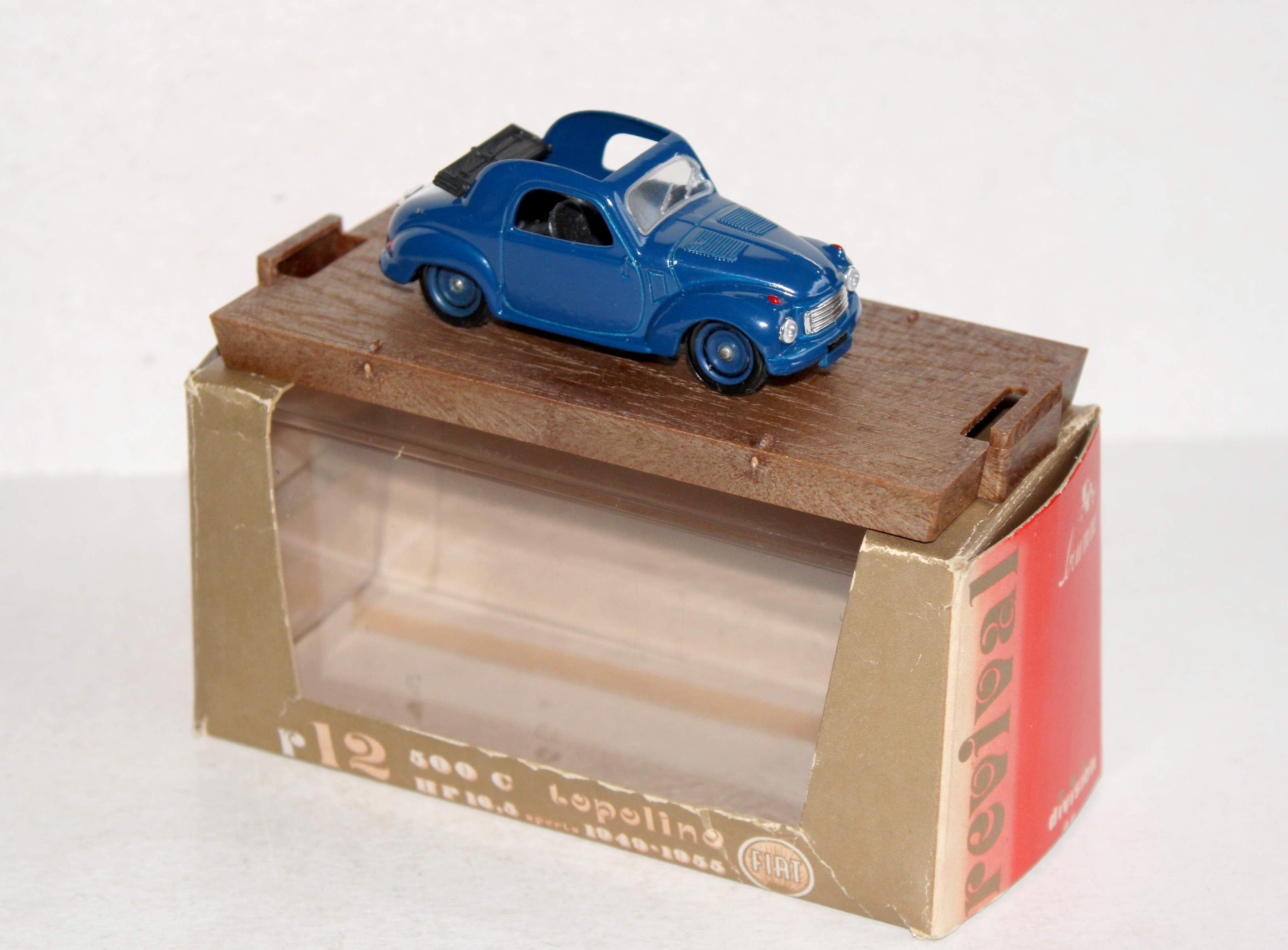 BRUMM ORO 1/43 R12 FIAT 500C TOPOLINO HP 16,5 APERA 1949-55, VOITURE MINIATURE