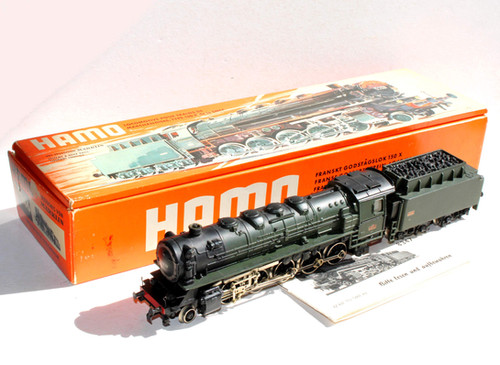 MARKLIN HAMO HO 8346 LOCOMOTIVE VAPEUR DECAPOD SNCF 150 X 29 FUMIGENE ...
