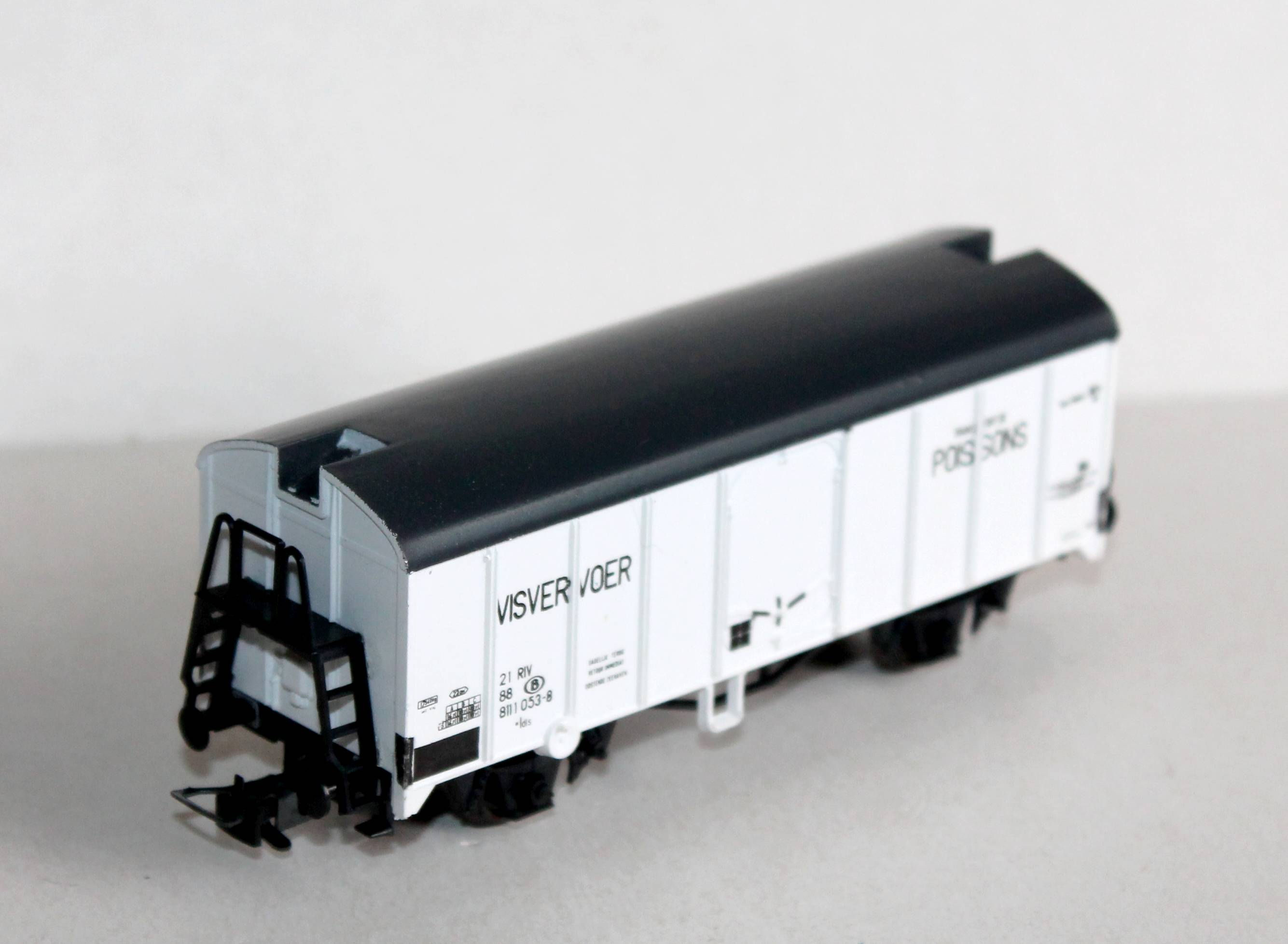 LILIPUT HO 221 92 WAGON REFRIGERANT VISVERVOER FOURGON FRIGO TRANSPORT POISSONS