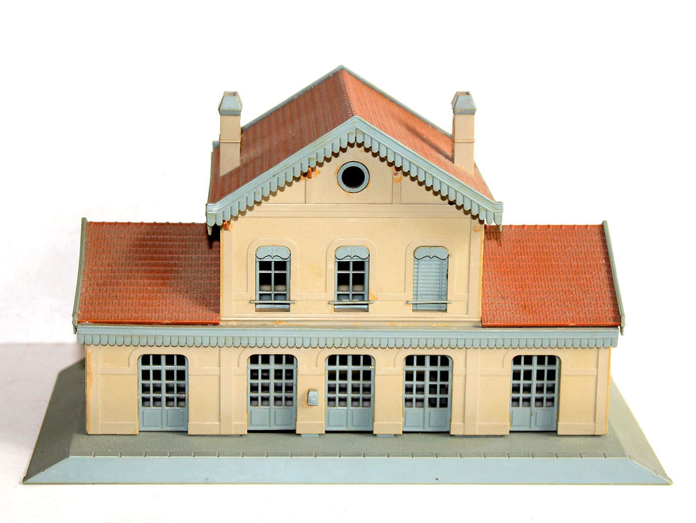 Thumbnail: JOUEF HO 1033 MAQUETTE GARE DE LUSIGNY STATION QUAI ARRET VOYAGEUR DIORAMA TRAIN