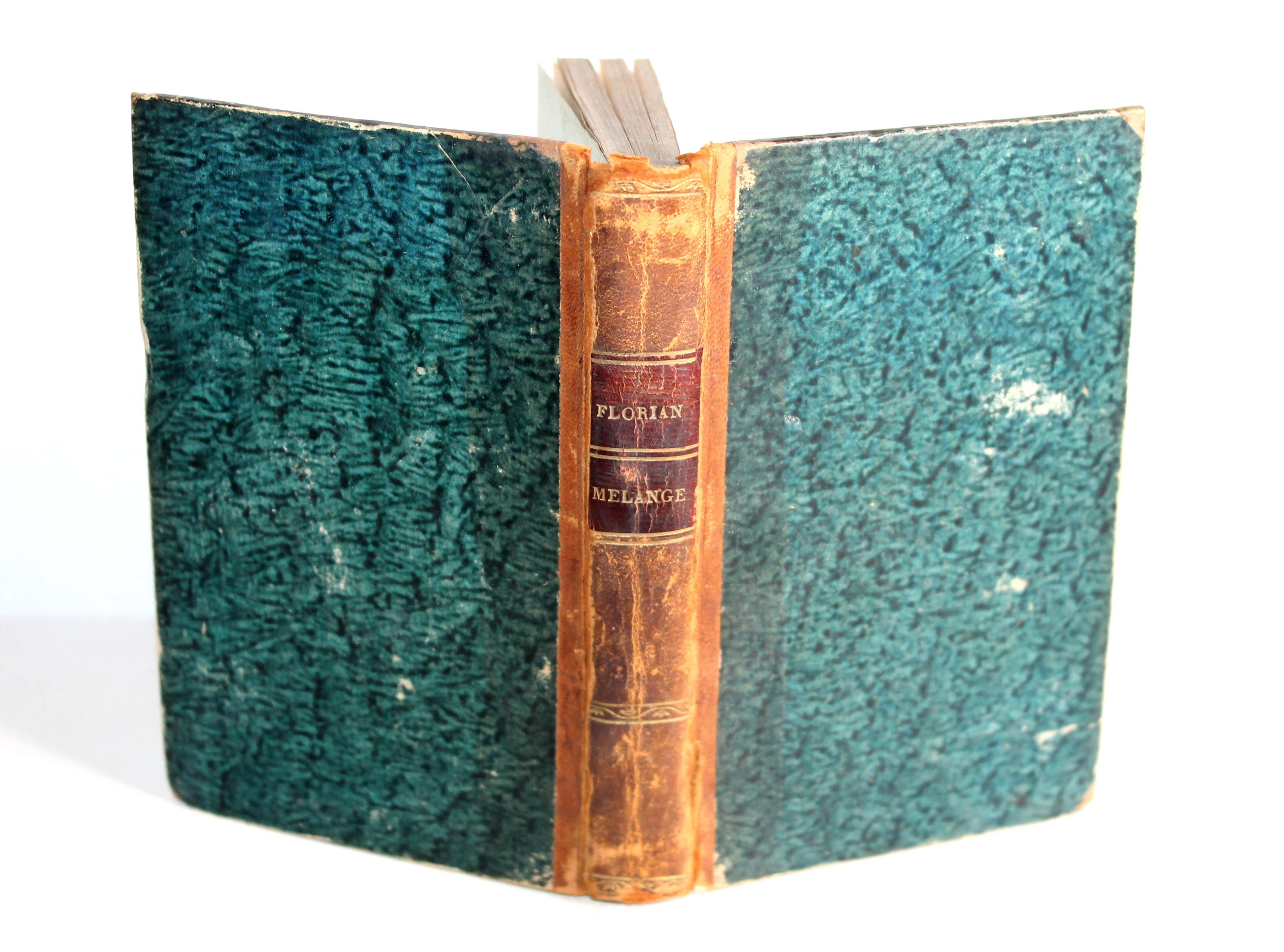 MELANGES DE POESIE ET DE LITTERATURE de DE FLORIAN + GRAVURES 1808 NICOLLE, XIXe