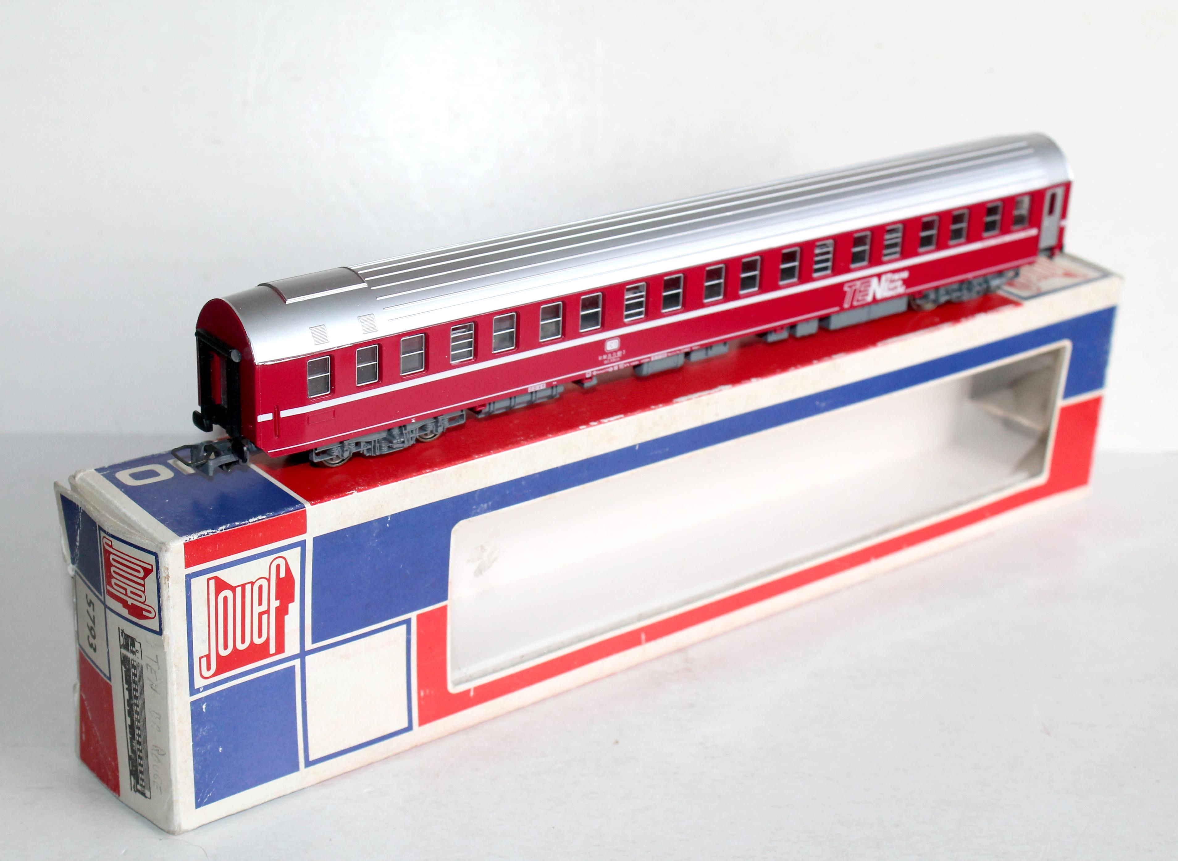 JOUEF HO 5793 VOITURE VOYAGEUR WAGON LIT TEN TRANS EUROP NACHT DB 61 80 75 TRAIN