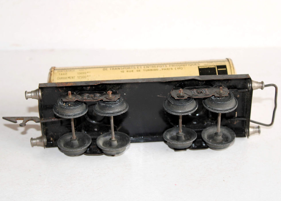 섬네일: JEP 1/48 O/0 4592 WAGON CITERNE STEF TRANSPORT DE LAIT FOURGON FRIGORIFIQUE SNCF