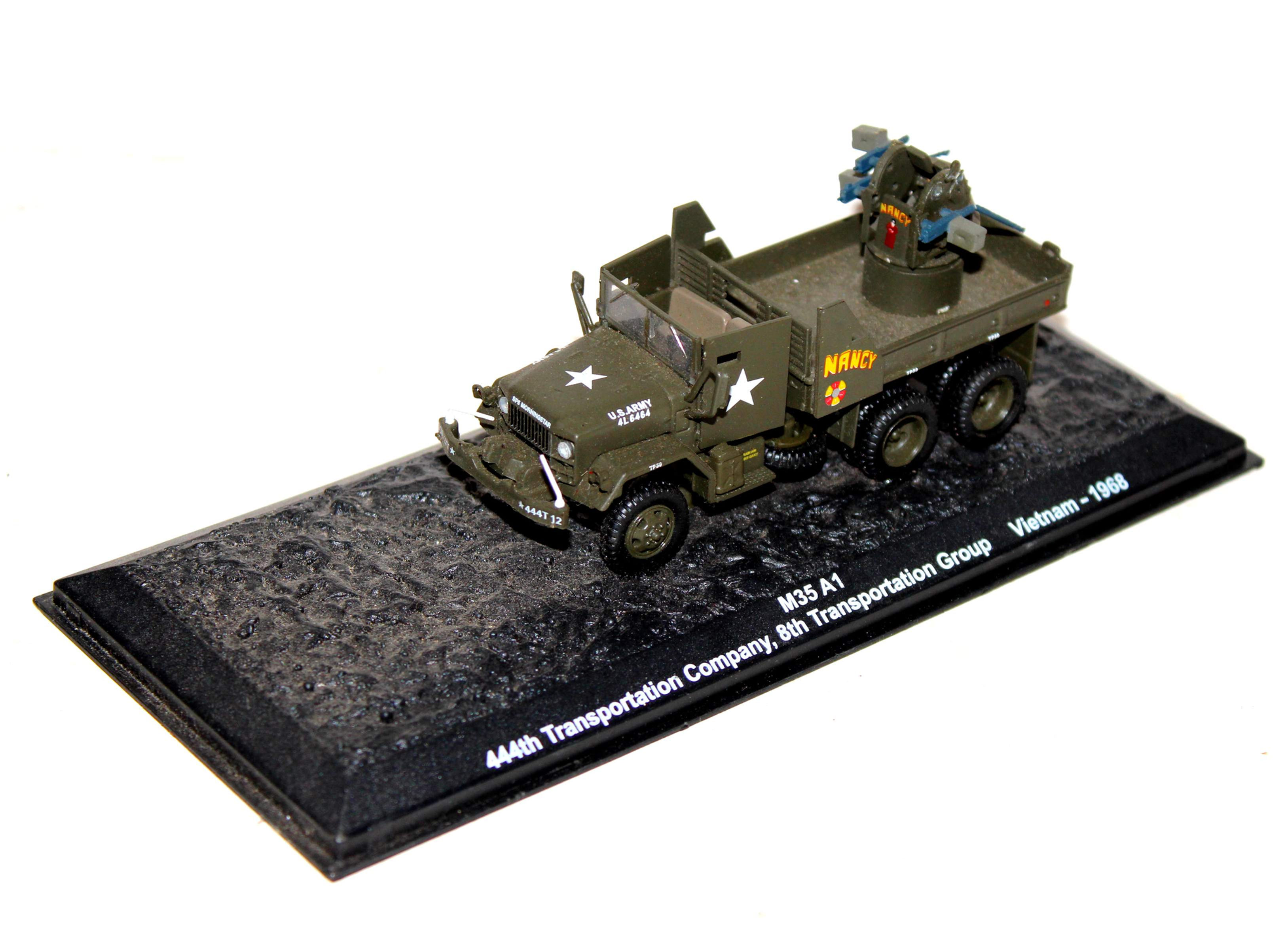 IXO 1/72 M35 A1, 444th TRANSPORT COMPAGNY, VIETNAM 1968, US ARMY MILITAIRE NANCY