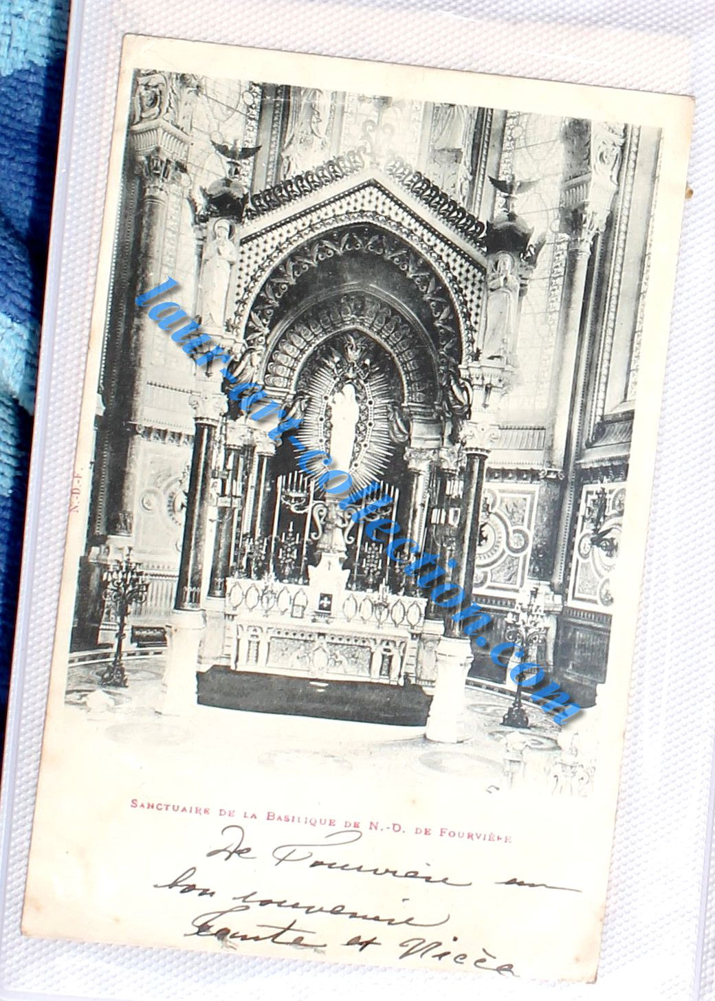 CPA 69 LYON SANCTUAIRE DE LA BASIQUE NOTRE-DAME DE FOURVIERE 1902 DOS NON DIVISÉ