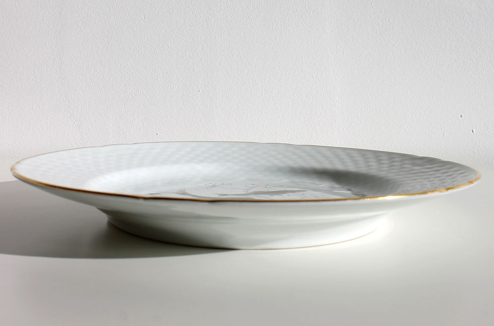 Миниатюра: ASSIETTE - COPENHAGUE PORCELAINE B & G DENMARK - THÈME: POISSON N°1: SILD - NEUF