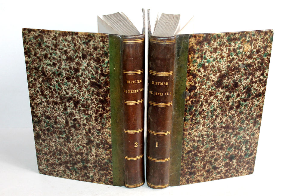 HISTOIRE DE HENRI VII & DU SCHISME D'ANGLETERRE de AUDIN 4e Ed 1856 COMPLET 2T/2