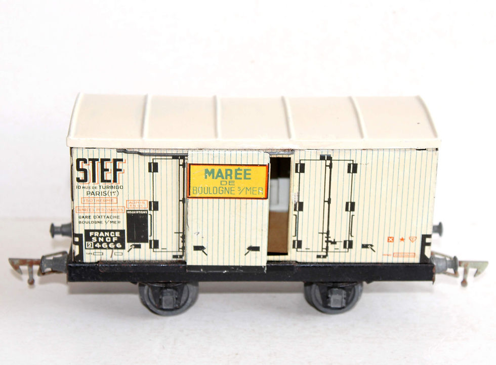 Pikkukuva: JEP O, 4666 WAGON REFRIGERANT STEF, MAREE DE BOULOGNE S/ MER, FOURGON FRIGO SNCF