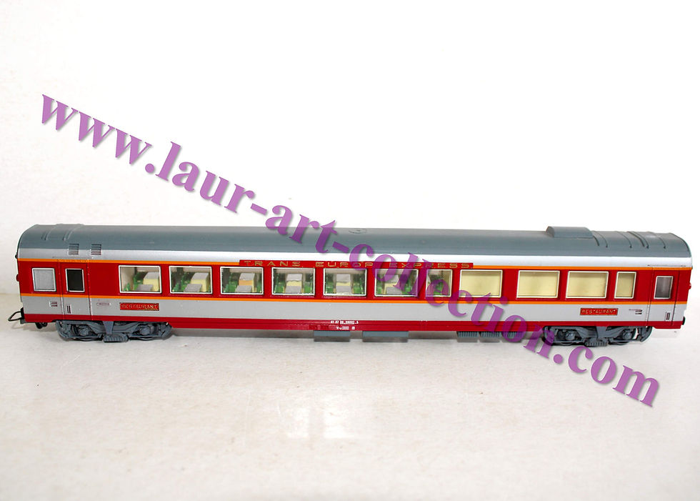 Miniatura: JOUEF HO 8643 VOITURE VOYAGEUR RESTAURANT TEE, GRAND CONFORT SNCF, WAGON AMÉNAGÉ