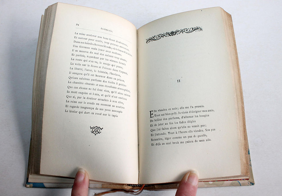 Thumbnail: POESIES DE FRANCOIS COPPEE 1864-69 RELIQUAIRE INTIMITE GREVE FORGER 1878 LEMERRE