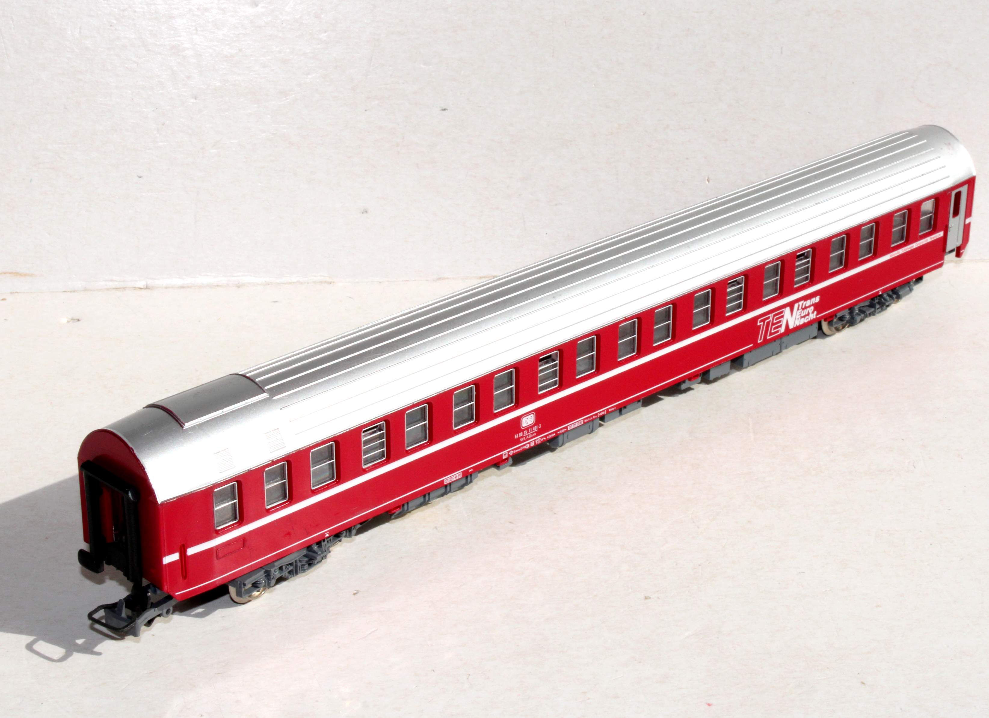 JOUEF HO 5793 VOITURE VOYAGEUR WAGON LIT TEN TRANS EUROP NACHT DB TYPE T2S WLABs