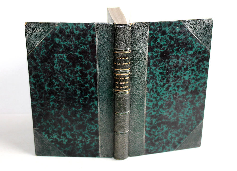 SUR LA DECLARATION DE L'ASSEMBLEE DU CLERGE DE FRANCE EN 1682 DE LA LUZERNE 1843