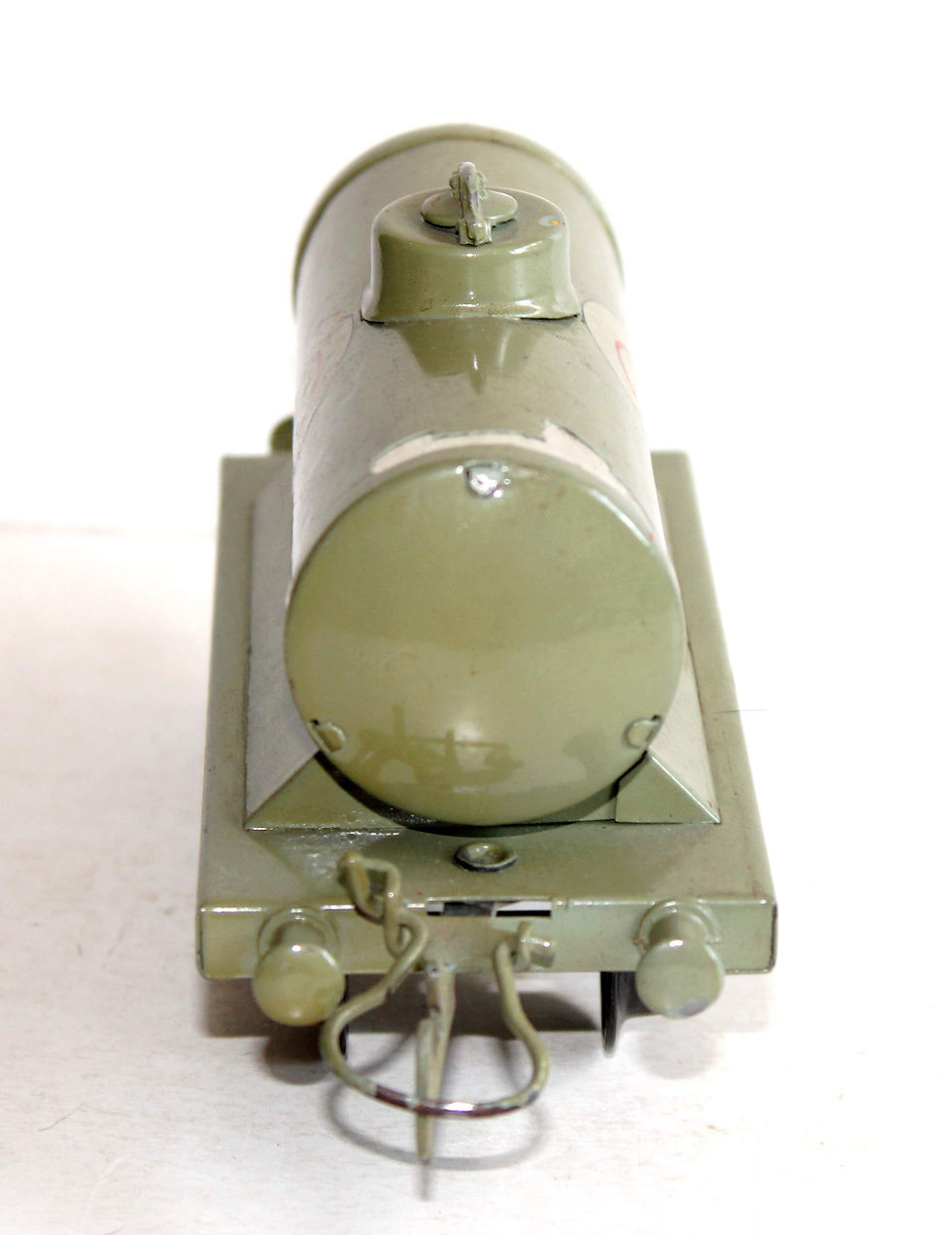 Pikkukuva: HORNBY O 1/48 WAGON CITERNE PLAT PORTE RESERVOIR, STANDARD, TRANSPORT PETROLIER