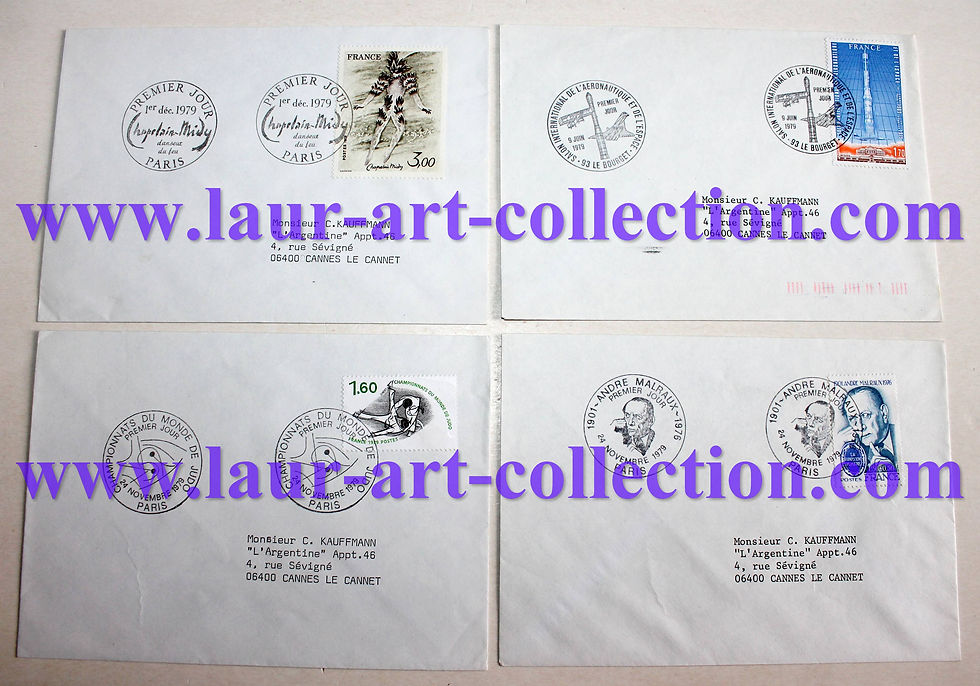 FDC ENVELOPPE TIMBRE CACHET 1e JR AERONAUTIQUE ESPACE MALRAU CHAPELAIN-MIDY JUDO