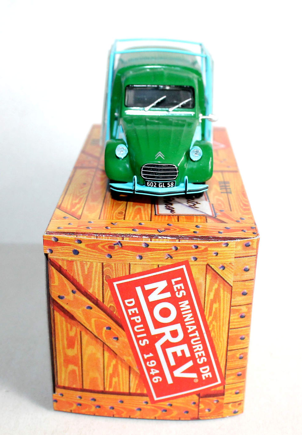 Indexkép: CITROEN 2CV FOURGONNETTE VITRIER MINIATURE AUTOMOBILE VOITURE 1/43 MODELE REDUIT