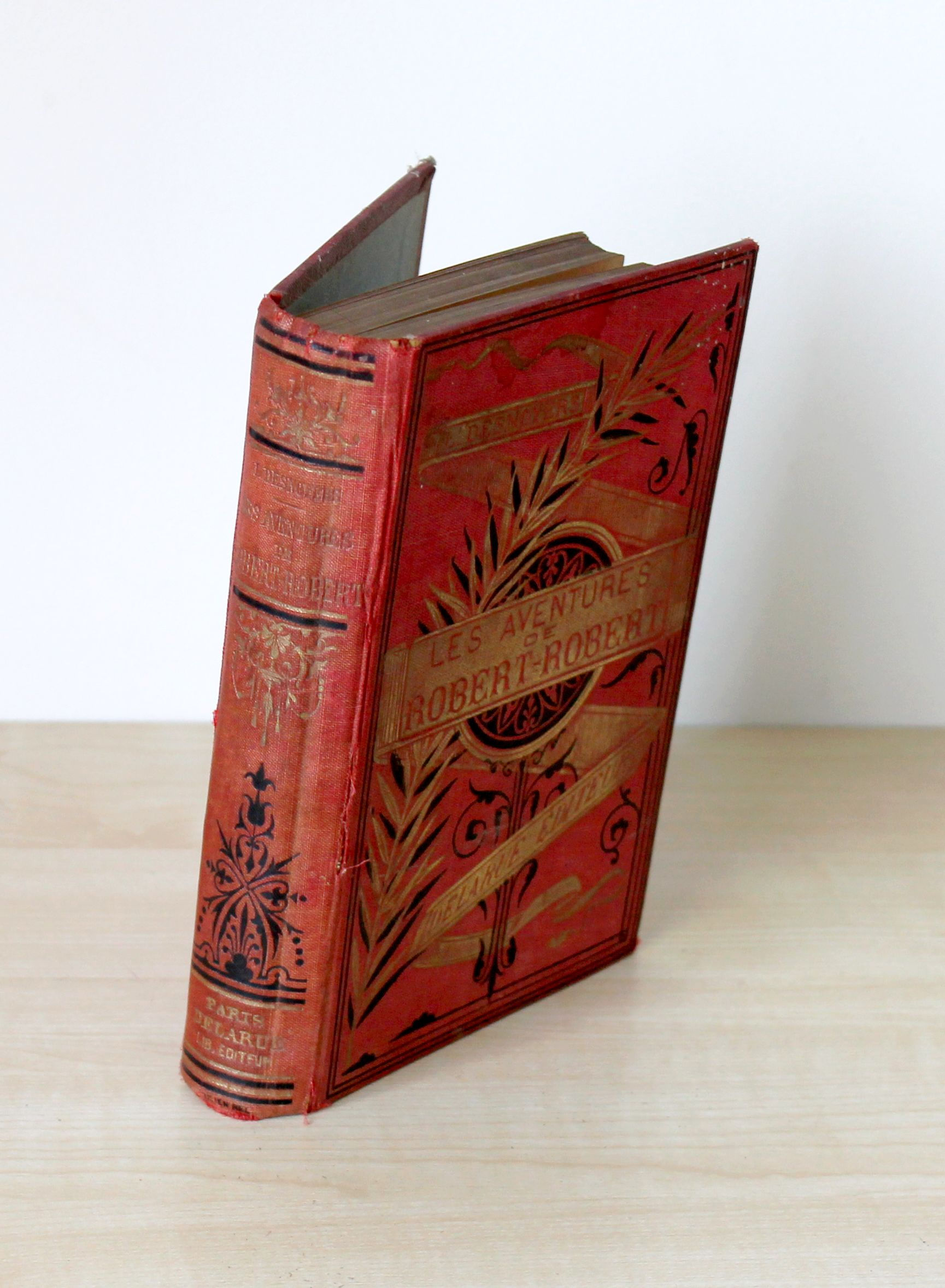 ANCIEN LIVRE - LES AVENTURES DE ROBERT-ROBERT par L. DESNOYERS - DELARUE EDITEUR