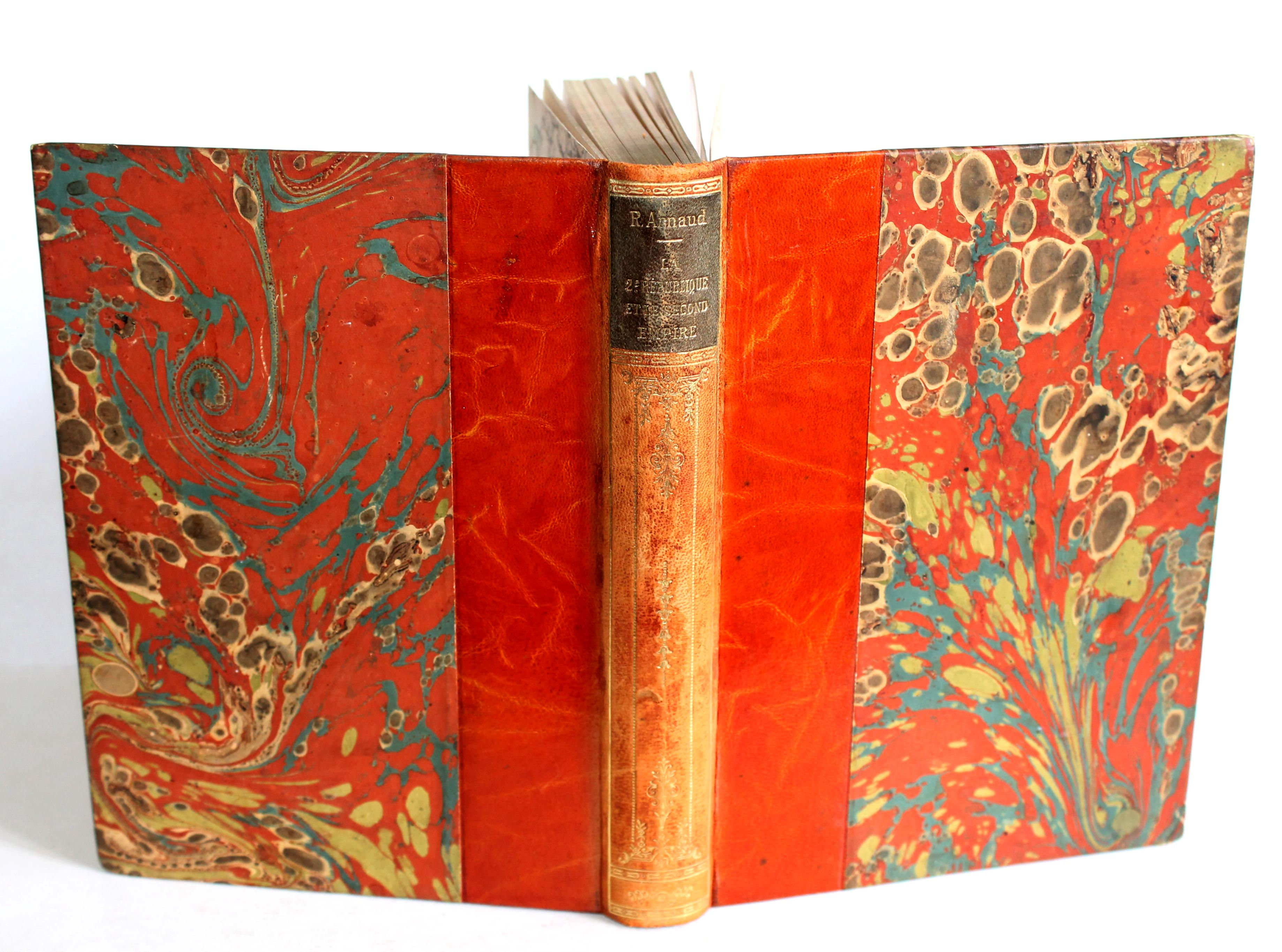 HISTOIRE DE FRANCE LA 2e REPUBLIQUE ET LE SECOND EMPIRE par ARNAUD 1929 HACHETTE