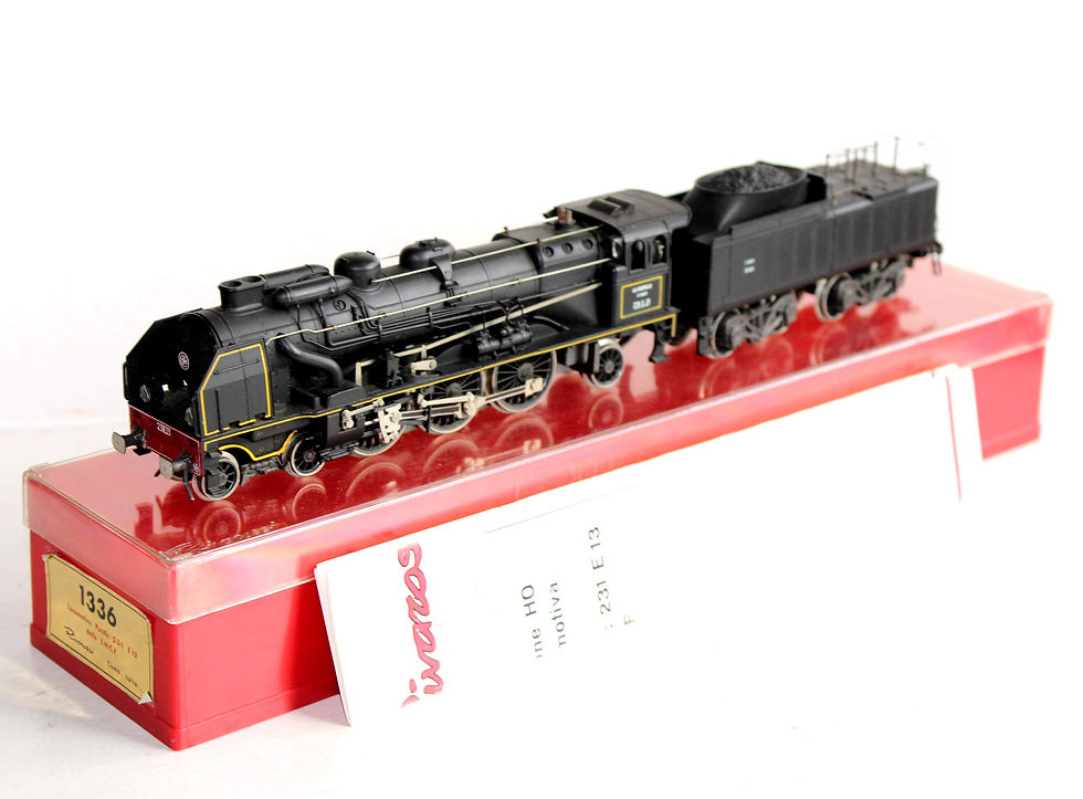 Miniaturbild: RIVAROSSI HO 1336 LOCOMOTIVE A VAPEUR + TENDER SNCF PACIFIC 231 E 13 LA CHAPELLE
