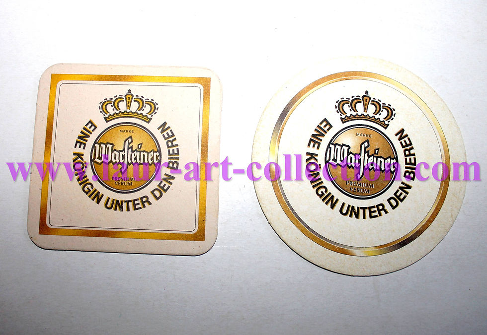 WARSTEINER - 2 ANCIEN SOUS BOCK / DESSOUS VERRE BIERE ALCOOL - BIER BEER COASTER