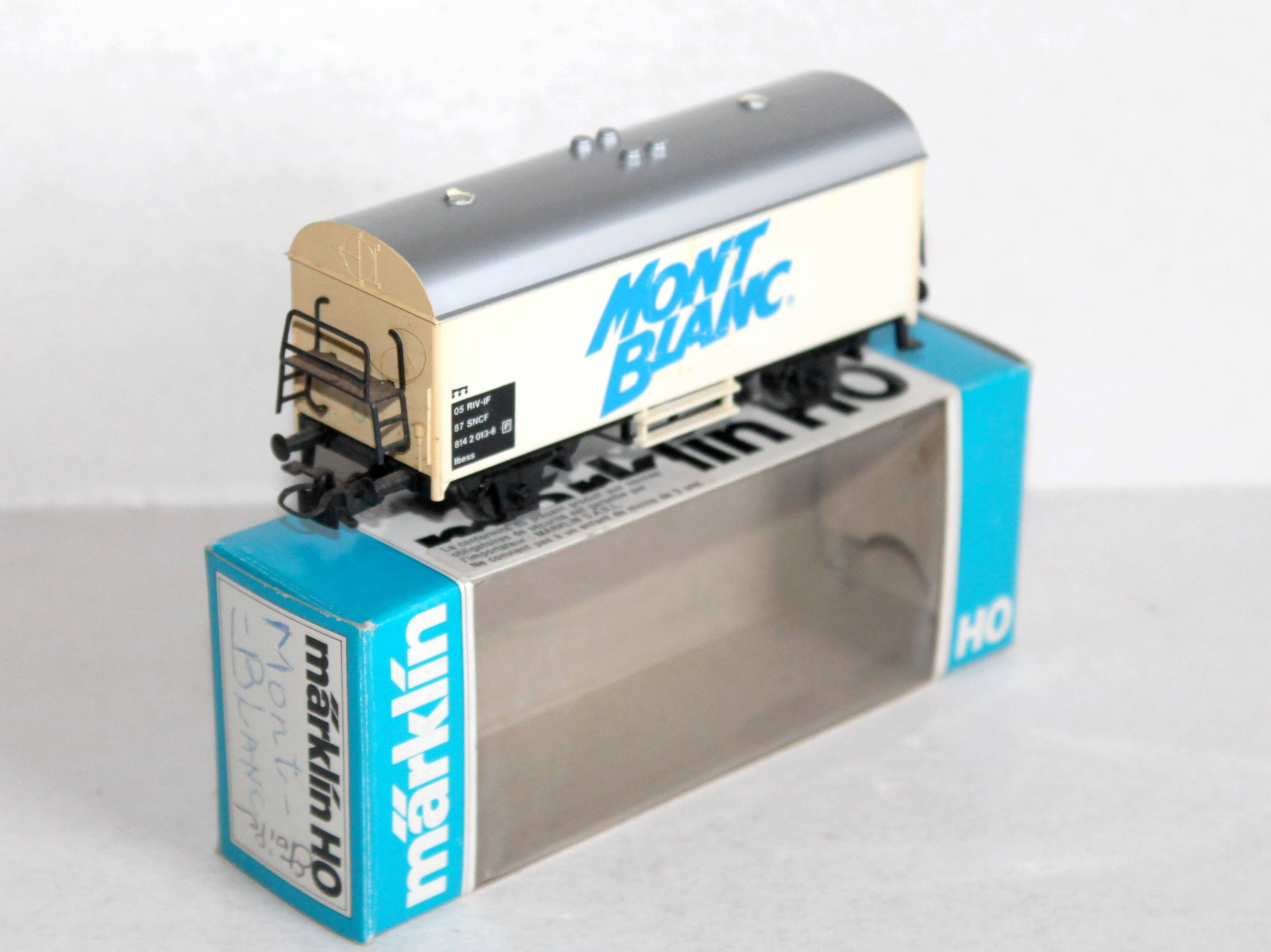RARE MARKLIN HO 4415 88729 WAGON REFRIGERANT MONT BLANC FOURGON FRIGORIFIQU SNCF