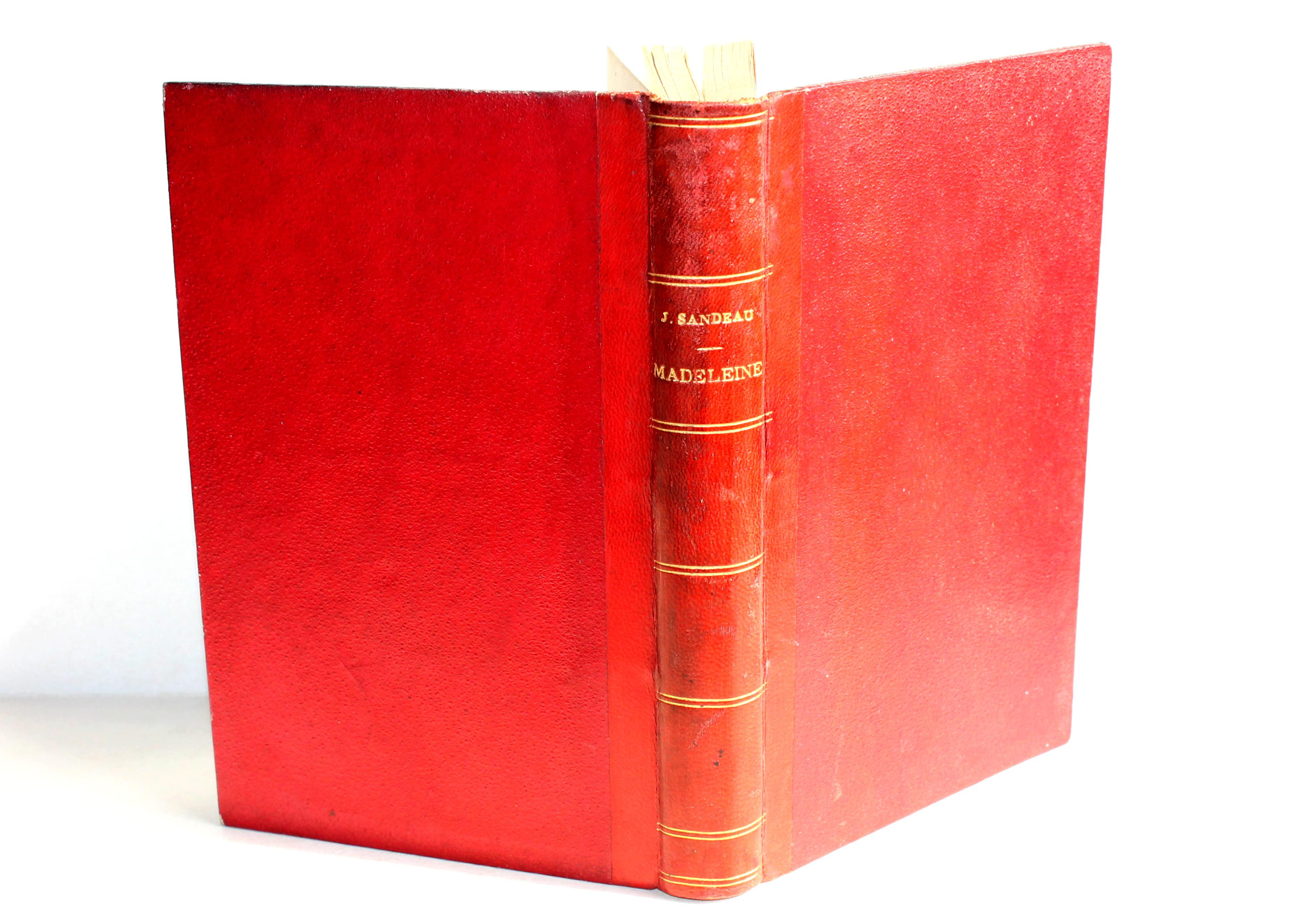 MADELEINE de JULES SANDEAU, NOUVELLE EDITION 1880 CHARPENTIER / OUVRAGE COURONNÉ