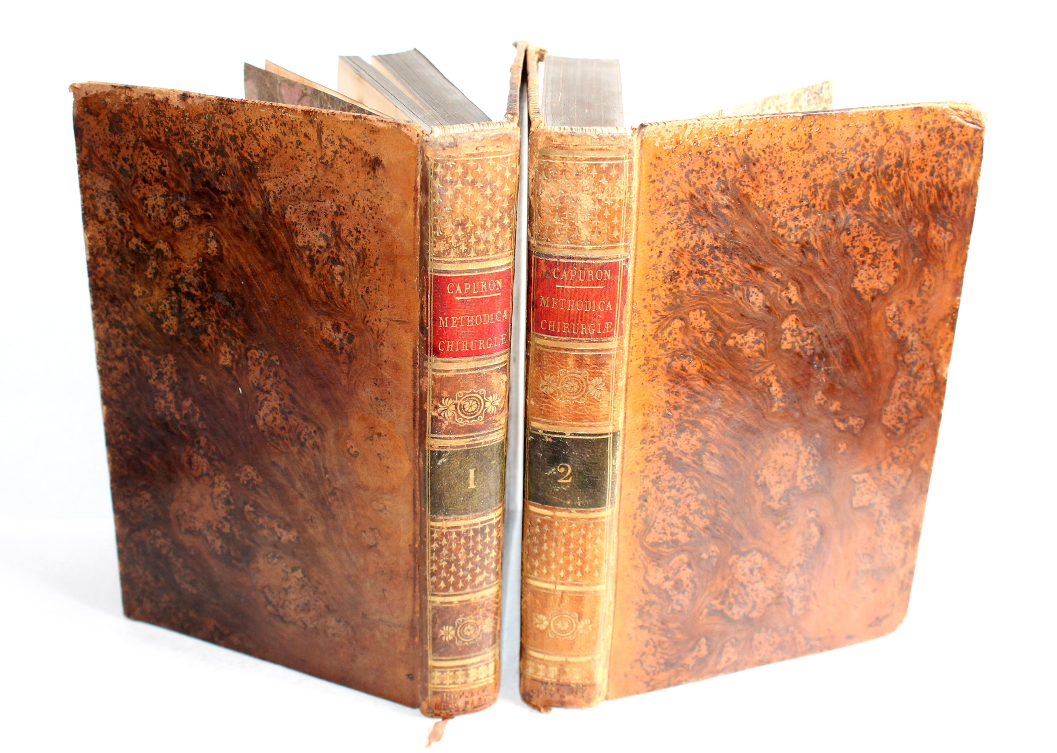 RARE EO LATIN + SIGNATURE BROUSSAIS! METHODICA CHIRURGIAE INSTITUTA CAPURON 1818