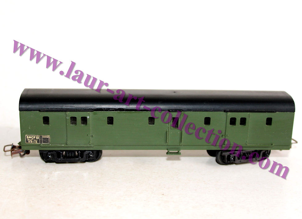 Миниатюра: JOUEF HO 459 WAGON COUVERT A BAGAGES FOURGON TYPE EST, SNCF Dqd2 myi 49116 TRAIN