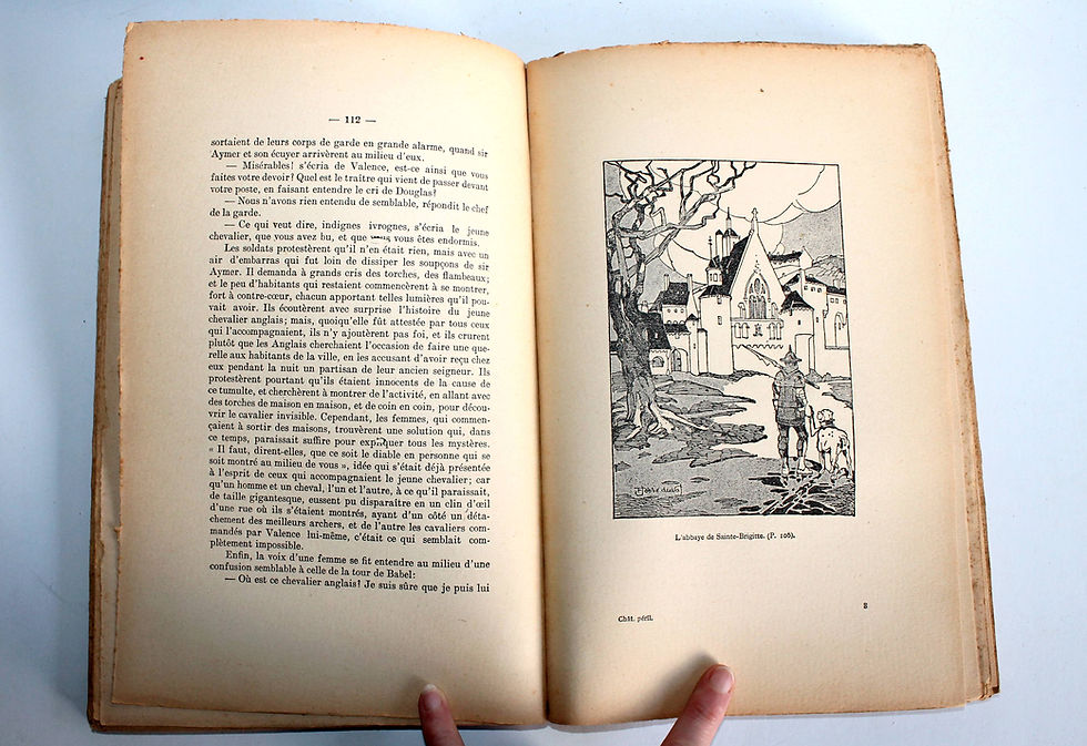 Indexkép: LE CASTEL DANGEREUX ou LE CHATEAU PERILLEUX par WALTER SCOTT EDITIONS PAUL DUVAL